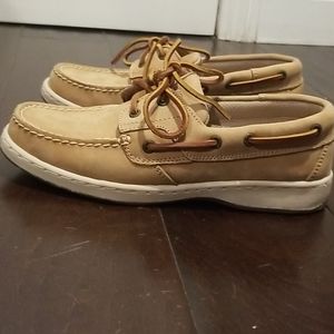 Leather Bass & Co Sailor Boat shoes 6.5